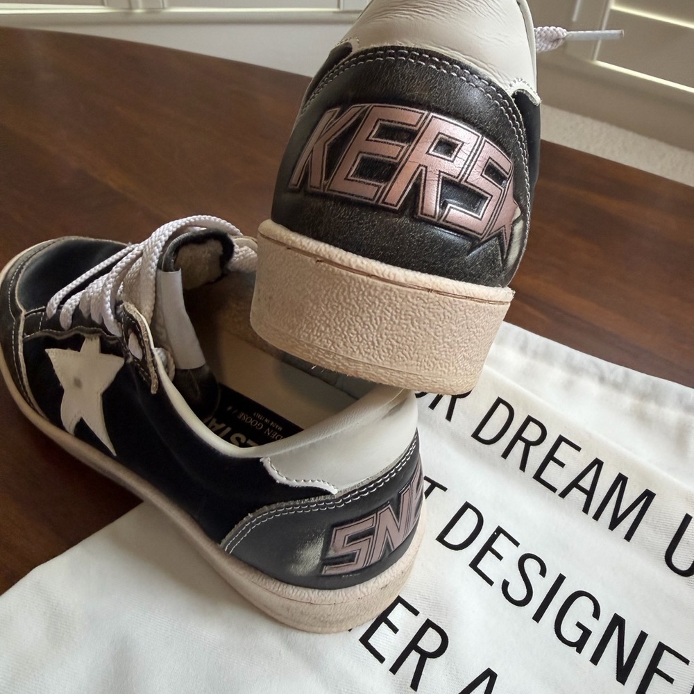 Golden Goose Anthracite and White Sneakers - Picture 5 of 8